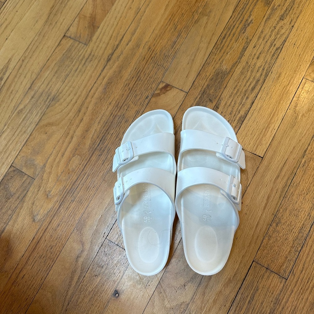 White Birkenstocks